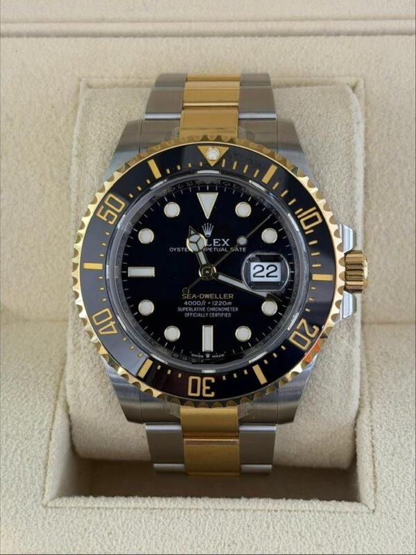 Rolex Sea-Dweller del 2021 acciaio oro full set Italia con documenti e scatola Rolex