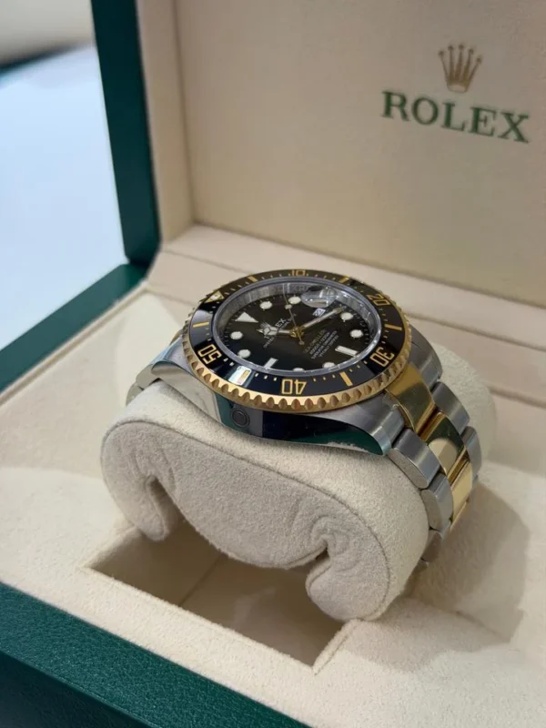 Rolex Sea-Dweller del 2021 acciaio oro full set Italia con documenti e scatola Rolex