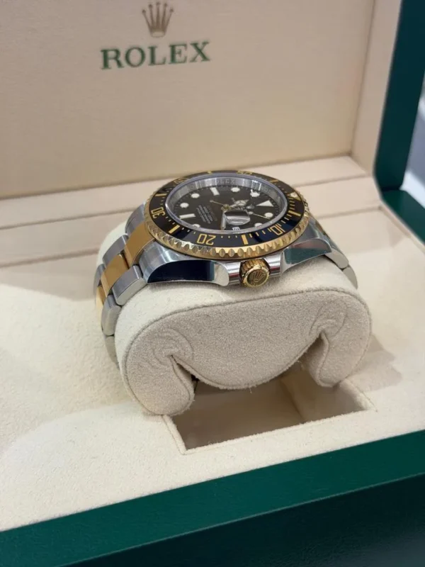 Rolex Sea-Dweller del 2021 acciaio oro full set Italia con documenti e scatola Rolex