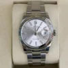 Rolex Datejust 36mm Argent&egrave; NUOVO 2026 mai indossato Oyster full set con documenti e scatola