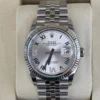 IMG_1432 Rolex Datejust 36 NUOVO Jubilee 2026 quadrante argenté argento con diamanti ore 6 e 9 full set