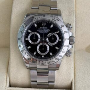 Rolex Daytona Chromalight nero del 2015 card bicolore verde bianca full set top condition