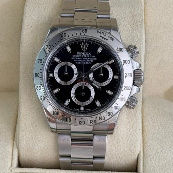 Rolex Daytona Chromalight nero del 2015 card bicolore verde bianca full set top condition