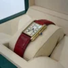 IMG_5852 Cartier Tank Vermeil 23 x 30mm quartz acciaio top condition