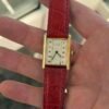 IMG_5855 Cartier Tank Vermeil 23 x 30mm quartz acciaio top condition