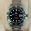 Rolex Submariner Date Kermit ghiera verde del 2005 top condition con scatola Rolex