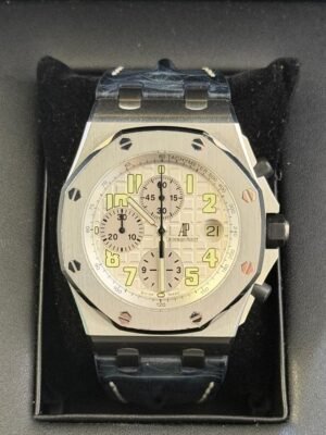 Audemars Piguet Royal Oak Offshore quadrante white bianco del 2008 full set top condition con documenti