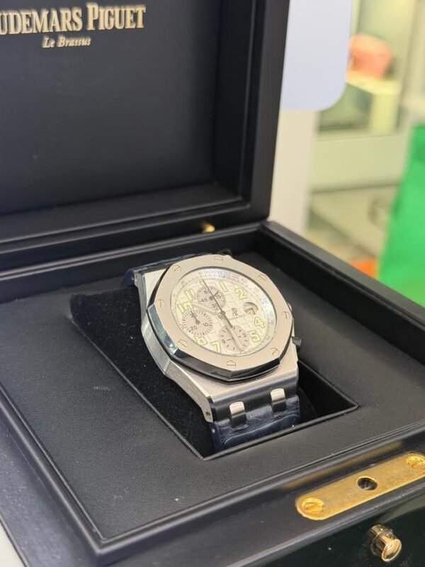 Audemars Piguet Royal Oak Offshore quadrante white bianco del 2008 full set top condition con documenti