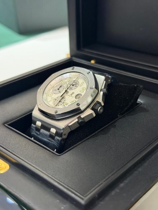 Audemars Piguet Royal Oak Offshore quadrante white bianco del 2008 full set top condition con documenti