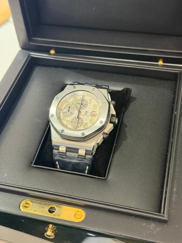 Audemars Piguet Royal Oak Offshore quadrante white bianco del 2008 full set top condition con documenti
