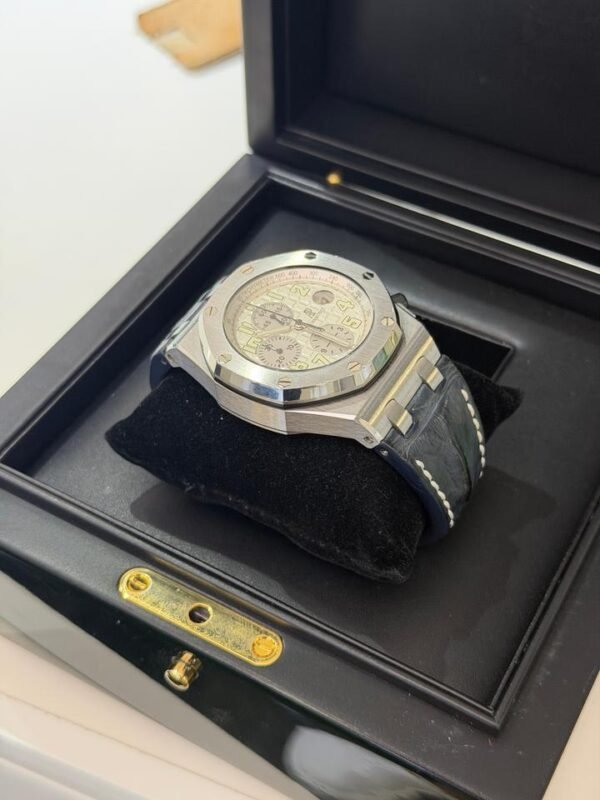 Audemars Piguet Royal Oak Offshore quadrante white bianco del 2008 full set top condition con documenti