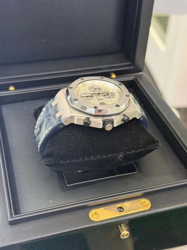 Audemars Piguet Royal Oak Offshore quadrante white bianco del 2008 full set top condition con documenti