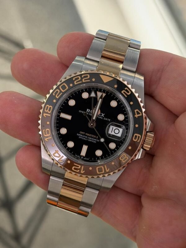 IMG_6795 Rolex GMT-Master II Root beer del 2021 Italia full set excellent condition con documenti scatola