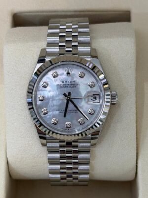 Rolex Datejust 31 NUOVO 2026 Settembre jubilee quadrante mother of pearl diamond MOP dial