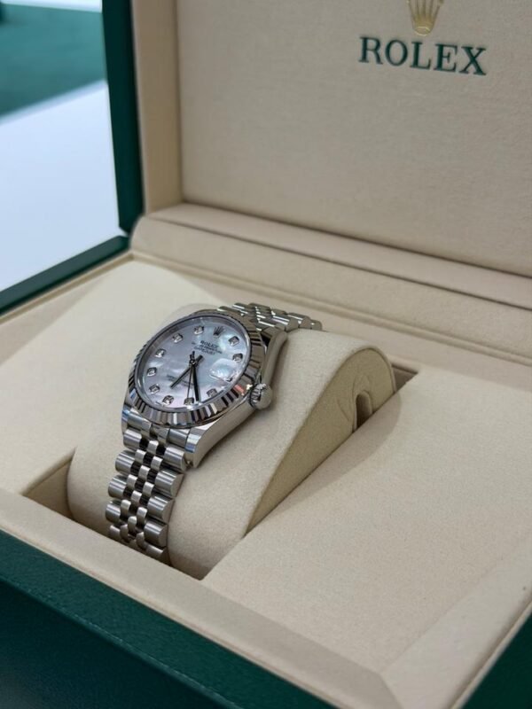 IMG_6798 Rolex Datejust 31 NUOVO 2026 Settembre jubilee quadrante mother of pearl diamond MOP dial