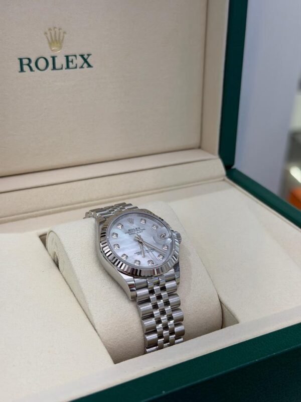 IMG_6799 Rolex Datejust 31 NUOVO 2026 Settembre jubilee quadrante mother of pearl diamond MOP dial