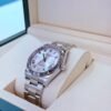 IMG_6813 Rolex Datejust 36 NUOVO Oyster 2026 quadrante argenté argento con diamanti ore 6 e 9 full set