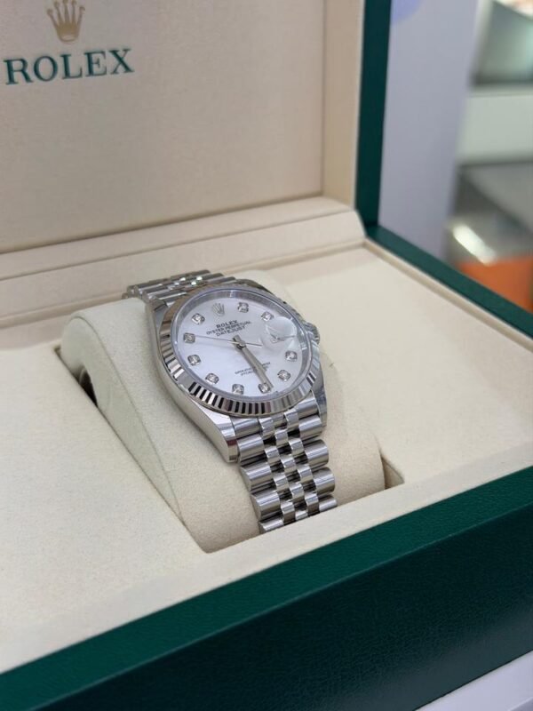 Rolex Datejust 36mm mop dial madreperla in diamanti NUOVO 2026 Jubilee full set con documenti