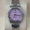 Rolex Oyster Perpetual 34mm Pink rosa NUOVO 2026 Italia full set con documenti e scatola