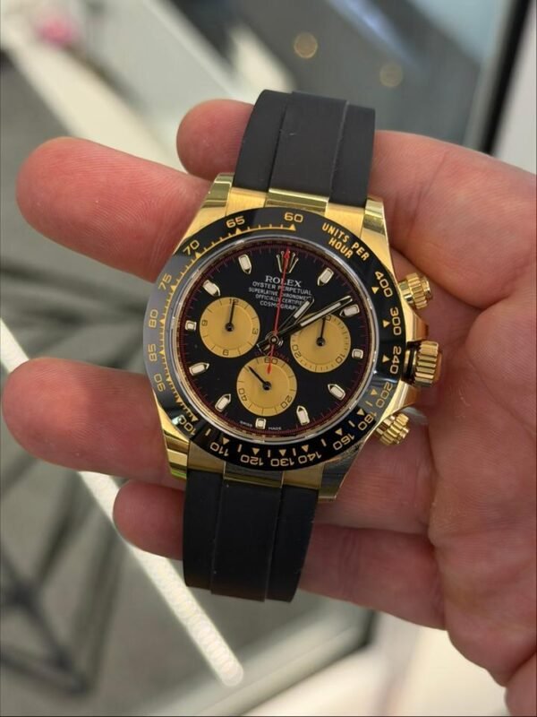 Rolex Daytona Paul Newman del 2021 Italia Oysterflex oro giallo full set excellent condition