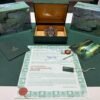 Rolex Submariner Date Sultan dial quadrante diamanti zaffiri blu del 1998 full set top condition