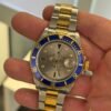 Rolex Submariner Date Sultan dial quadrante diamanti zaffiri blu del 1998 full set top condition