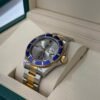 Rolex Submariner Date Sultan dial quadrante diamanti zaffiri blu del 1998 full set top condition