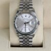 IMG_6943 Rolex Datejust 36mm Argentè 2023 Italia Jubilee full set top condition con documenti e scatola