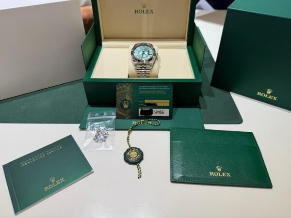 IMG_6948 Rolex Sky-Dweller verde - green - menta del 2026 NUOVO Jubilee Italia full set con documenti
