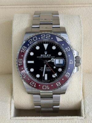 IMG_6951 Rolex GMT-Master II Pepsi oyster del 2022 full set excellent condition con documenti e scatola