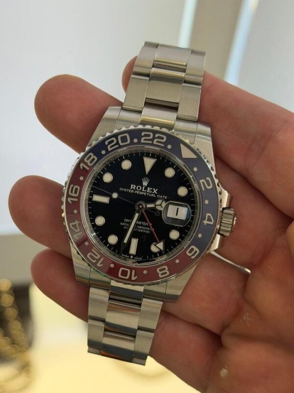 IMG_6953 Rolex GMT-Master II Pepsi oyster del 2022 full set excellent condition con documenti e scatola
