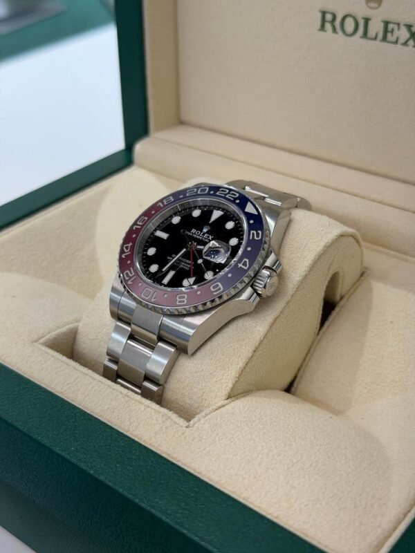 IMG_6955 Rolex GMT-Master II Pepsi oyster del 2022 full set excellent condition con documenti e scatola