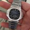 IMG_8624 Patek Philippe Nautilus Moonphase Blue 40mm del 2009 full set excellent condition con documenti scatola