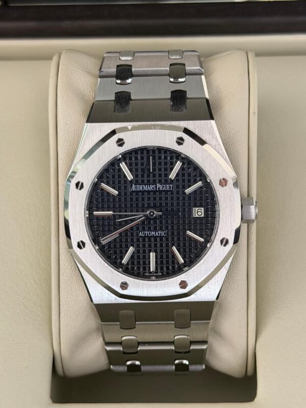 IMG_8632 Audemars Piguet Royal Oak 39mm black dial del 2008 revisione 2026 full set excellent condition