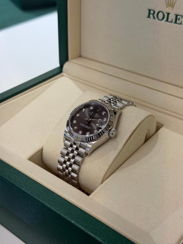 IMG_8641 Rolex Datejust 31mm dark grey in diamanti NUOVO 2026 full set con documenti e scatola
