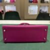 Hermès Kelly 25 Sellier epsom Rose porpose ( pourpre )second hand hardware palladio del 2018 con fattura d’acquisto.