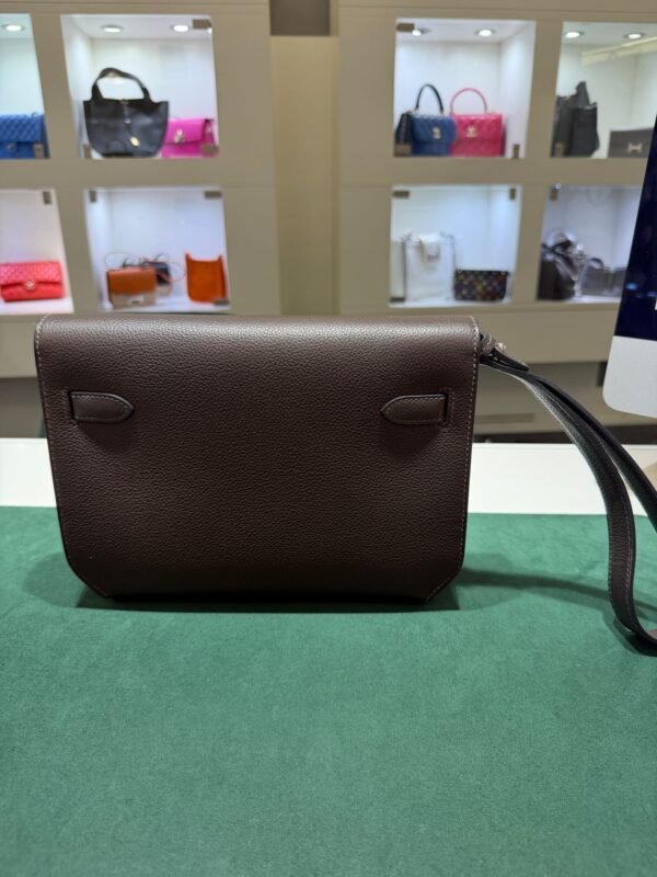 WhatsApp Image 2026-09-01 at 19.39.19 (1) Hermès Kelly Dépêches 25 NUOVA 2026 pellame barenia faubourg ebene hardware palladio