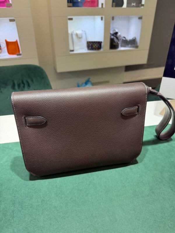 WhatsApp Image 2026-09-01 at 19.39.19 Hermès Kelly Dépêches 25 NUOVA 2026 pellame barenia faubourg ebene hardware palladio