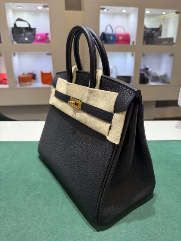 WhatsApp Image 2026-09-06 at 20.07.03 Hermès Birkin 25 retourne veau togo colore noir (nero ) stampa G NUOVA 2026 hardware dorato full set