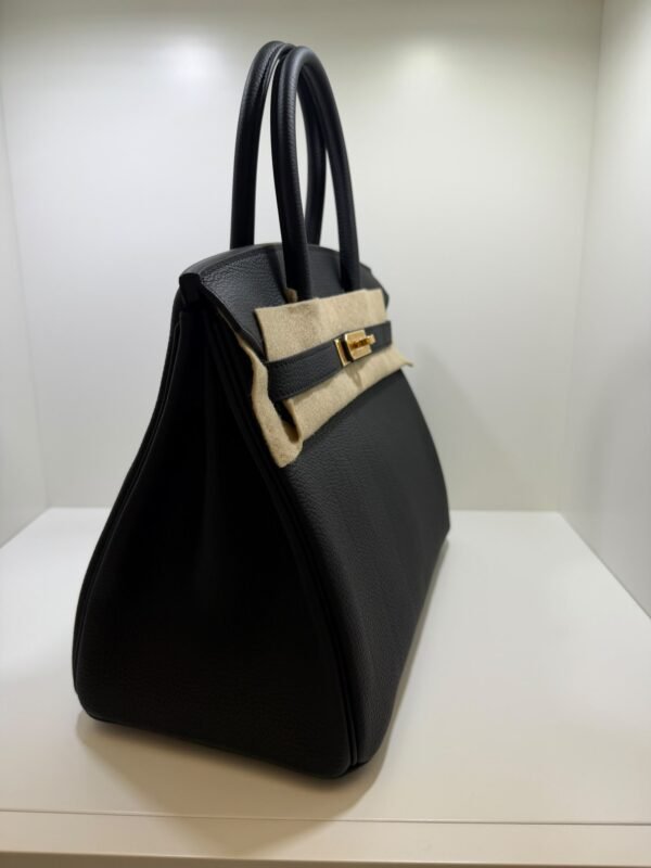 Hermès Birkin 30 retourne veau togo colore Noir ( nero ) stampa G NUOVA 2026 hardware dorato full set con scontrino ufficiale Hermès pellicole