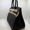 Hermès Birkin 30 retourne veau togo colore Noir ( nero ) stampa G NUOVA 2026 hardware dorato full set con scontrino ufficiale Hermès pellicole
