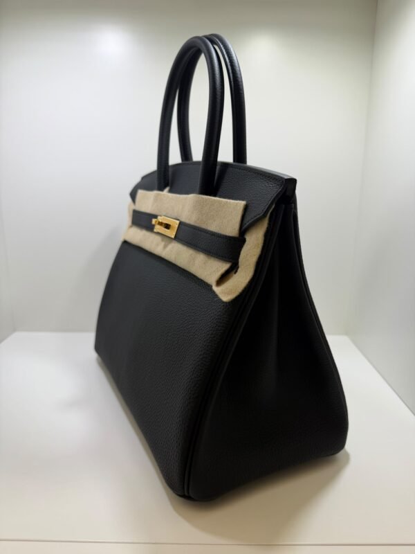 Hermès Birkin 30 retourne veau togo colore Noir ( nero ) stampa G NUOVA 2026 hardware dorato full set con scontrino ufficiale Hermès pellicole