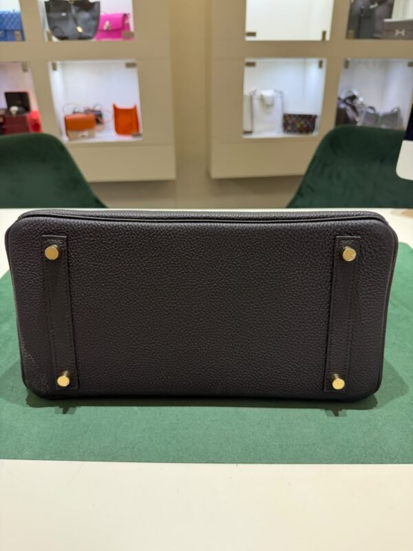 Hermès Birkin 30 retourne veau togo colore Noir ( nero ) stampa G NUOVA 2026 hardware dorato full set con scontrino ufficiale Hermès pellicole