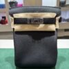 Hermès HAC à Dos PM Veau Togo Noir NUOVO 2026 hardware palladio full set con scontrino ufficiale Hermès.