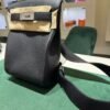Hermès HAC à Dos PM Veau Togo Noir NUOVO 2026 hardware palladio full set con scontrino ufficiale Hermès.
