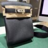 Hermès HAC à Dos PM Veau Togo Noir NUOVO 2026 hardware palladio full set con scontrino ufficiale Hermès.
