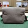 Hermès Kelly Messenger PM in Veau Togo Gris Étain NUOVA 2026 hardware palladio full set con scontrino ufficiale Hermès