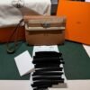 Hermès Kelly Dépêches 25 in Veau Togo colore Gold NUOVA 2026 hardware palladio full set con scontrino ufficiale Hermès