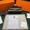 Hermès Mini Kelly II in Veau Swift colore Noir NUOVA 2026 seriale G hardware palladio full set con fattura ufficiale Hermès.