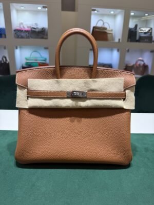 WhatsApp Image 2026-09-20 at 09.18.41 (1) Hermès Birkin 25 retourne veau togo colore GOLD ( il più richiesto ) marrone stampa G NUOVA 2026 hardware palladio full set con scontrino ufficiale